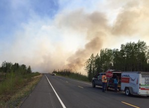 Fire 155 Seaton Roadhouse Fire, May 20, 2015 Alaska Division of Foreestry photo