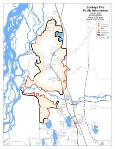 Sockeye Fire Map 6-21
