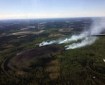 BLM AFS is working on a fire burning 22 miles northwest of Fort Yukon. Photo by Kay Kudo, BLM AFS