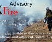 Graphic for prescribed burn at the Fort Wainwright Small Arms Complex starting on April 18, 2019.
