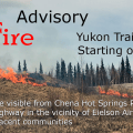 Graphic for a prescribed fire advisory for the Yukon Training Area starting on April 10.
