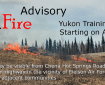 Graphic for a prescribed fire advisory for the Yukon Training Area starting on April 10.