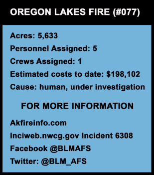 Graphic for Oregon Lakes Fire