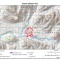 Map of the Ongivinuk River Fire.