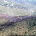 Photo of the Red Mountain Fire burning north of the Koyukuk River.
