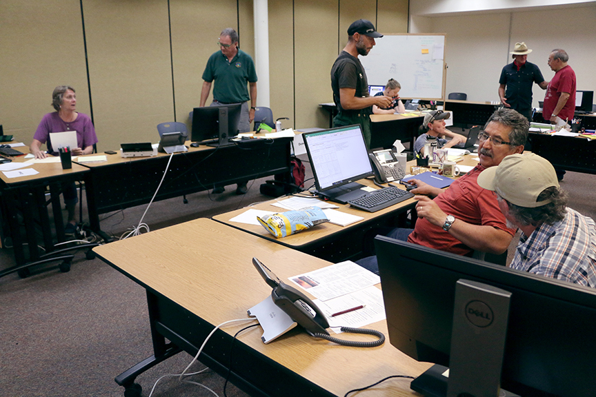 Photo of the Expanded Dispatch Center