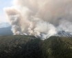 The Hurst Creek Fire as seen during a reconnaissance flight on Sunday, July 7, 2019. The fire has since been consumed by the Old Grouch Top Fire. Photo by Matt Snyder/Alaska Division of Forestry