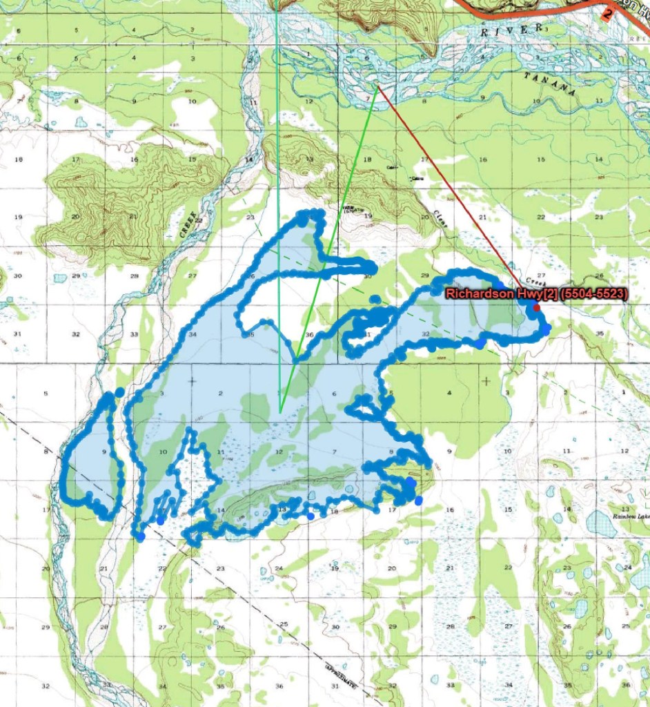July 15, 2019 map of the Rainbow 2 Fire