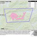 Example of a recent Temporary Flight Restriction (TFR) on the Shovel Creek Fire.
