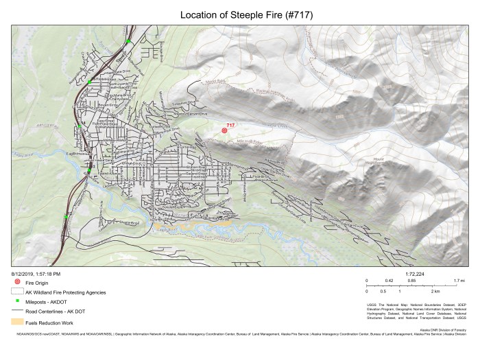 Steeple Fire map Aug. 12