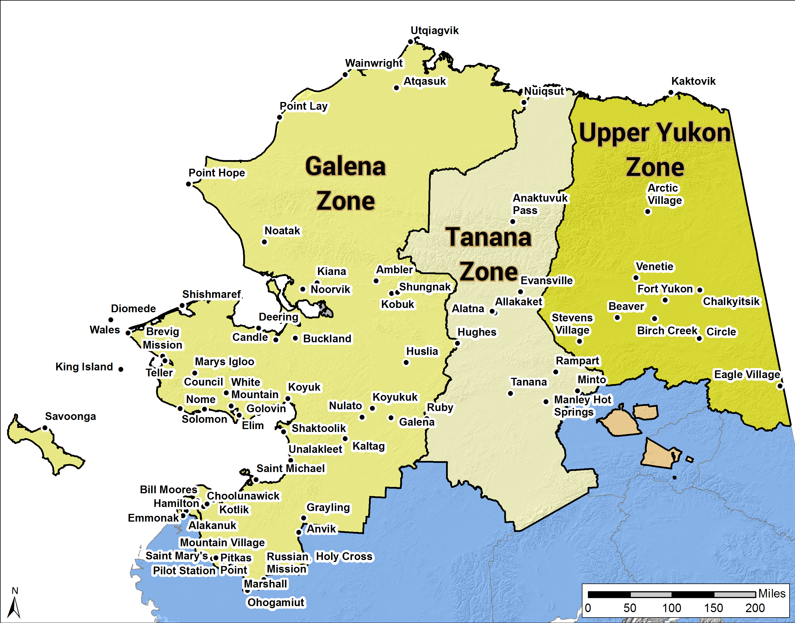 This map shows the BLM Alaska Fire Service protection areas. The BLM AFS is soliciting contracts for Type 2 wildland firefighting hand crews based in rural Alaska villages for the 2020 fire season. Multiple contractors may be selected to base crews in communities in the Upper Yukon, Tanana and Galena Fire Management Zones for quick response to fires within the BLM AFS protection area, which covers the northern half of the state.