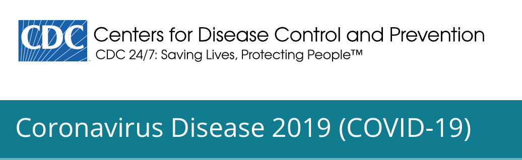 CDC website masthead