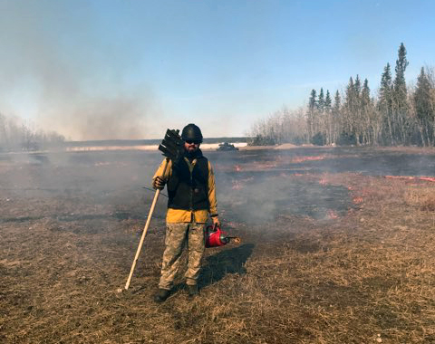Photo of firefighter