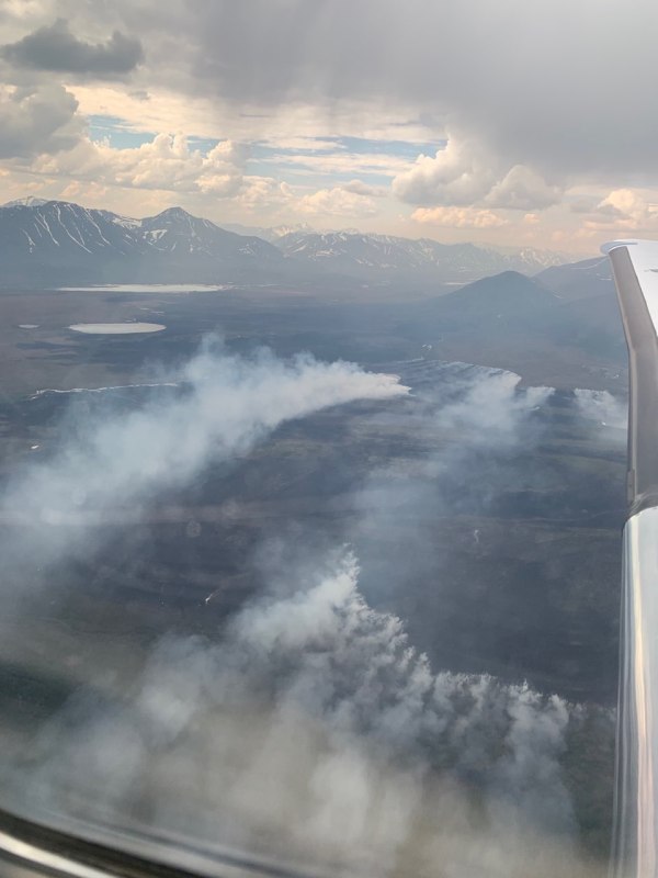 Photo of the Kuyak Creek Fire.
