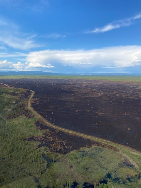 Photo of Clear Creek Fire on June 6, 2020.