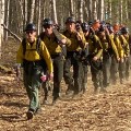 Gannett Glacier Initial Attack Hand Crew at Caswell Lakes Fire May 20th 2022