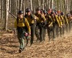 Gannett Glacier Initial Attack Hand Crew at Caswell Lakes Fire May 20th 2022
