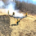 Maud Rd Prescribed Fire April 20, 2022 by Mat-Su Forestry Fire Prevention Specialist and Public Information Officer Kristian Knudson