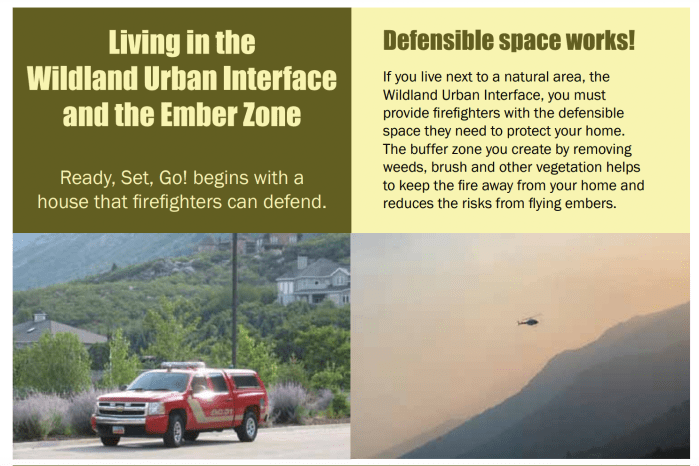 Living in the Wildland Urban Interface