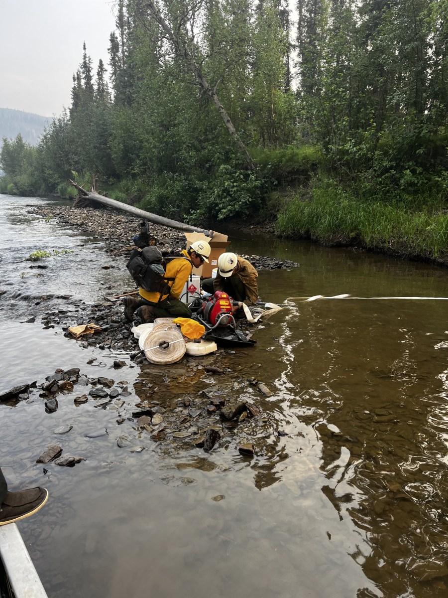 Smoke and inversion reduced expected fire behavior on the Minto Lakes ...