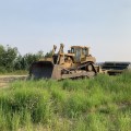 Dozer on the Minto Lakes Fire
