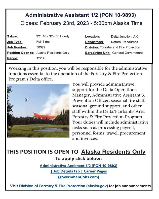 Forestry Job Position Feb 2023