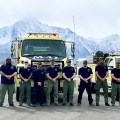 2023 Alaska Engine Academy cadre in Palmer, Alaska with Pioneer Peak in the background.