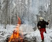 Debris pile burning is considered to be much safer during the deep winter months.