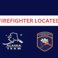 Graphic sying "Firefighter Located"