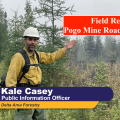 Field report with PIO Kale Casey