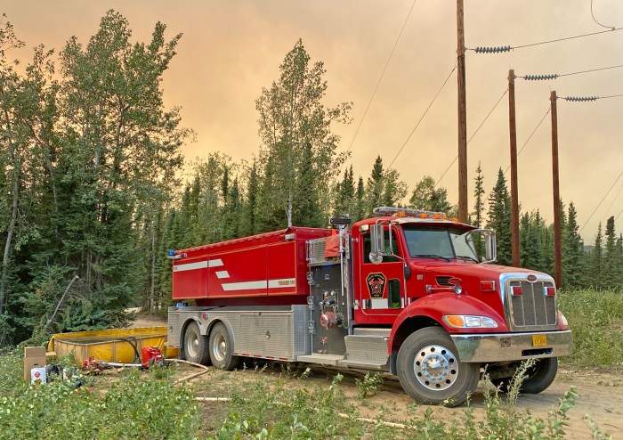 Engine crews on the Pogo Road Mine.