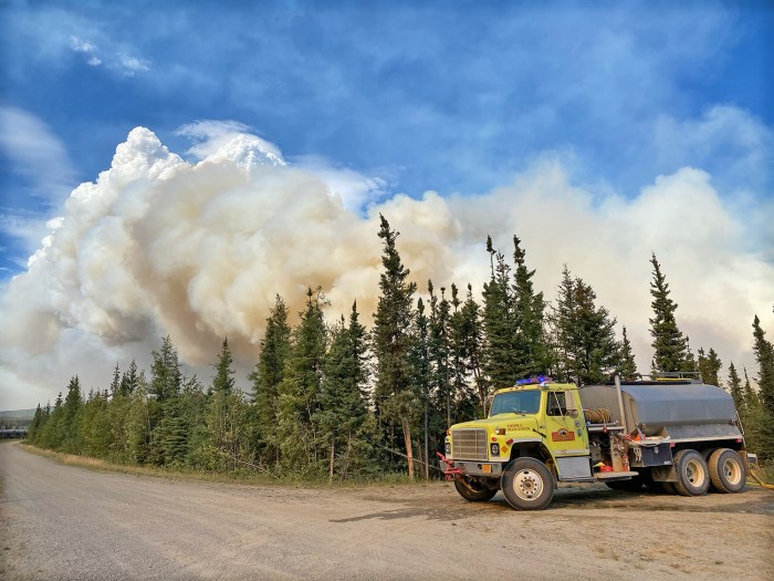 Engine crews on the Pogo Road Mine. Photo Zak Overmyer / AK DOF