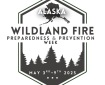 Logo image for Alaska Wildland Fire Preparedness and Prevention week.