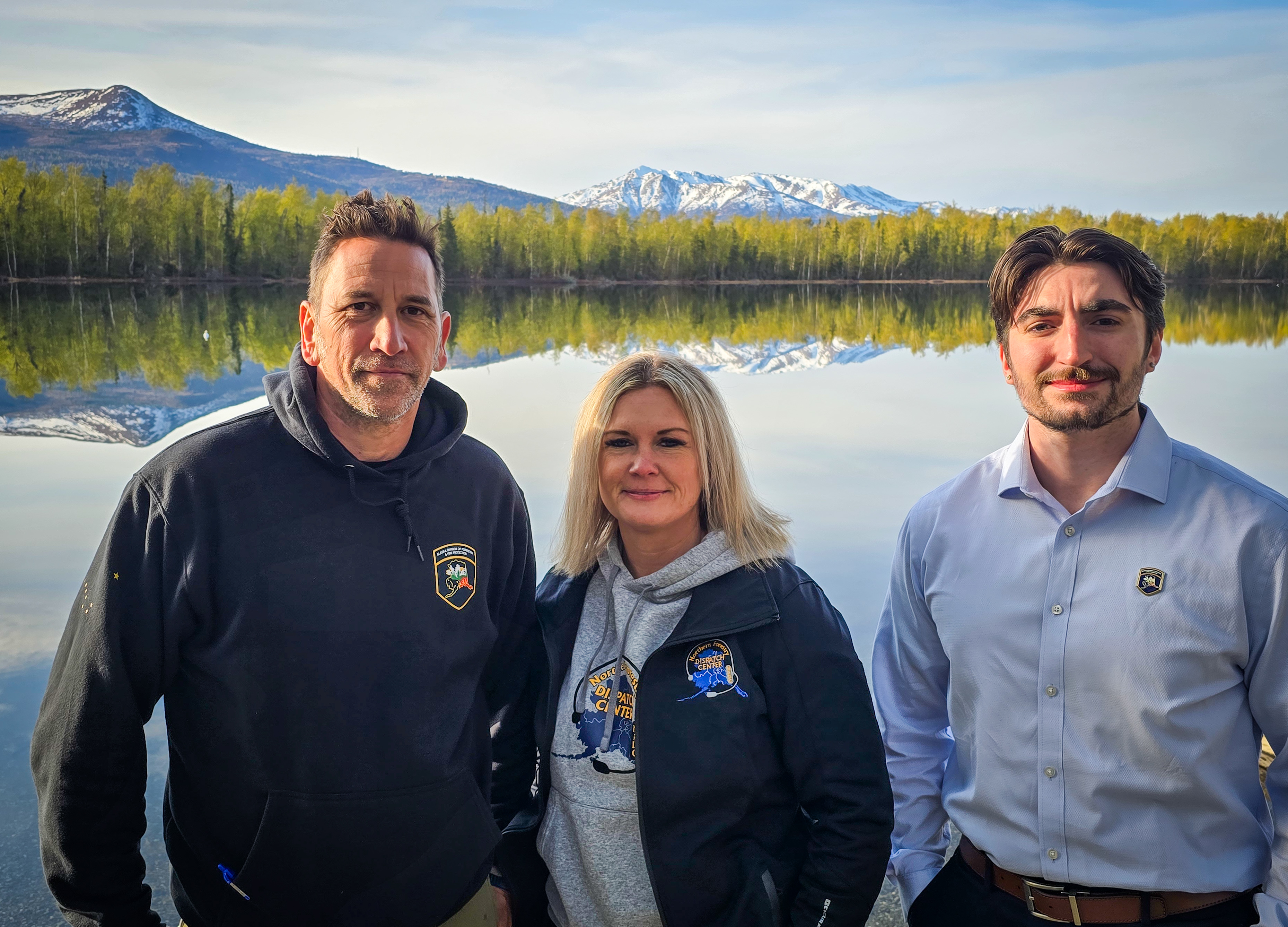 Northern Forestry Dispatch Manager Teresa Rose and Assistant Manager Matt Velderrain
