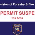 Tok area burn suspension banner