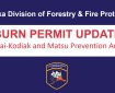 Burn Suspension Lifting graphic for Kenai, Kodiak, and Matsu prevention areas