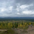Southeast view from the Pump station lookout in Tok Alasks