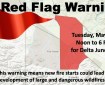 This graphic is for a Red Flag Warning in Delta Junction on Tuesday, May 26, Noon til 6 PM.
