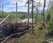 Mat Su Crew cutting saw line on the Maud Fire (#090)