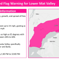 Graphic for Red Flag Warning.
