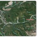 Map of Gagnon Coal Seam Fire outside Usibelli in Healy