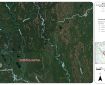 Map showing the location of a wildland fire.
