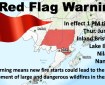 This graphic is for a Red Flag Warning in Southwest Alaska.