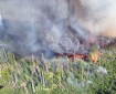 Smoke rises from a wildland fire.