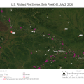 Siruk Fire is south of the Alatna River and northwest of Allakaket. Several Native Allotments are located along the Alatna River.