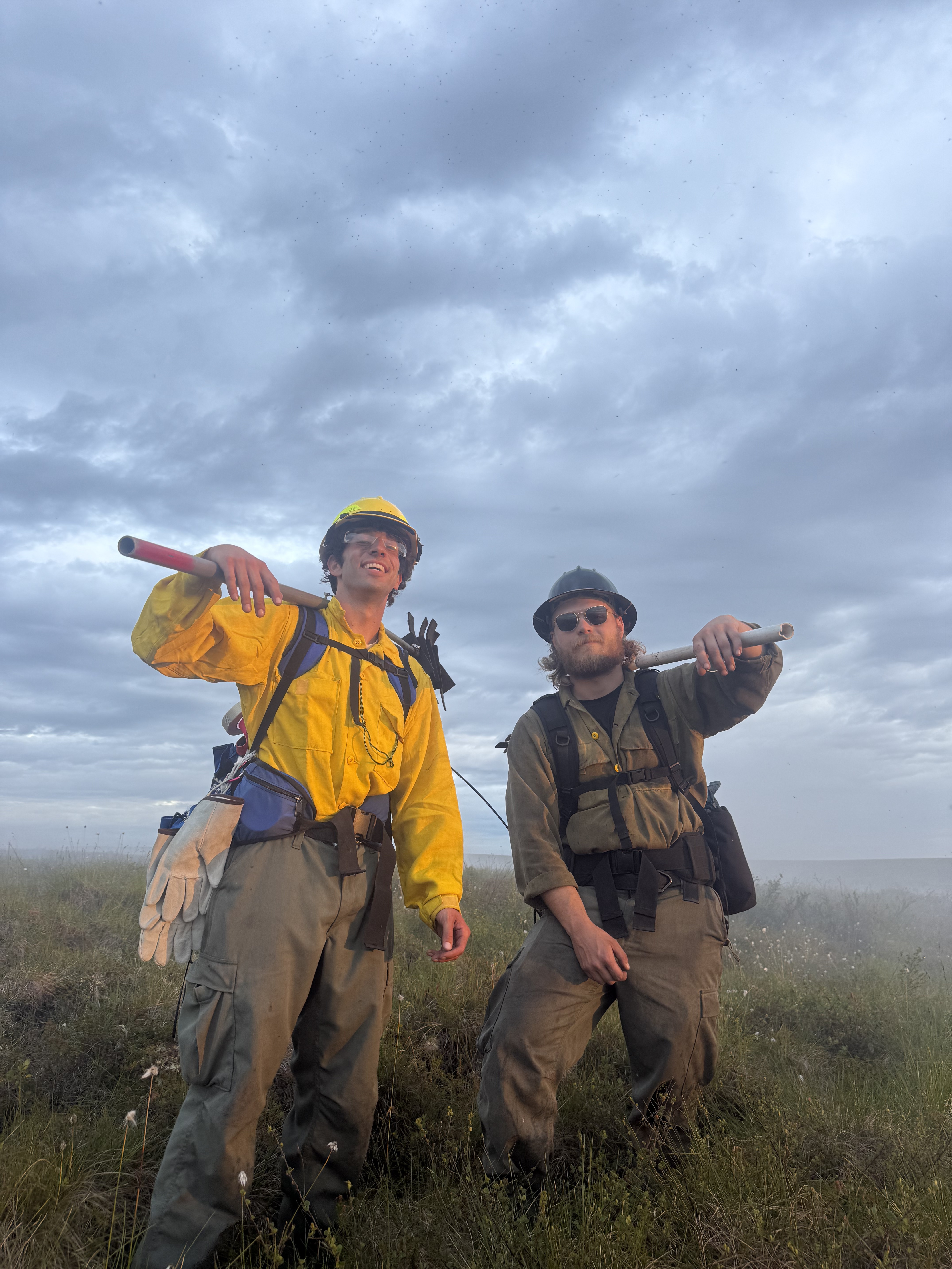Owhat fire heading into establish containment lines.